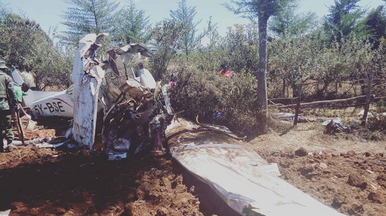 Kenya'da uçak düştü